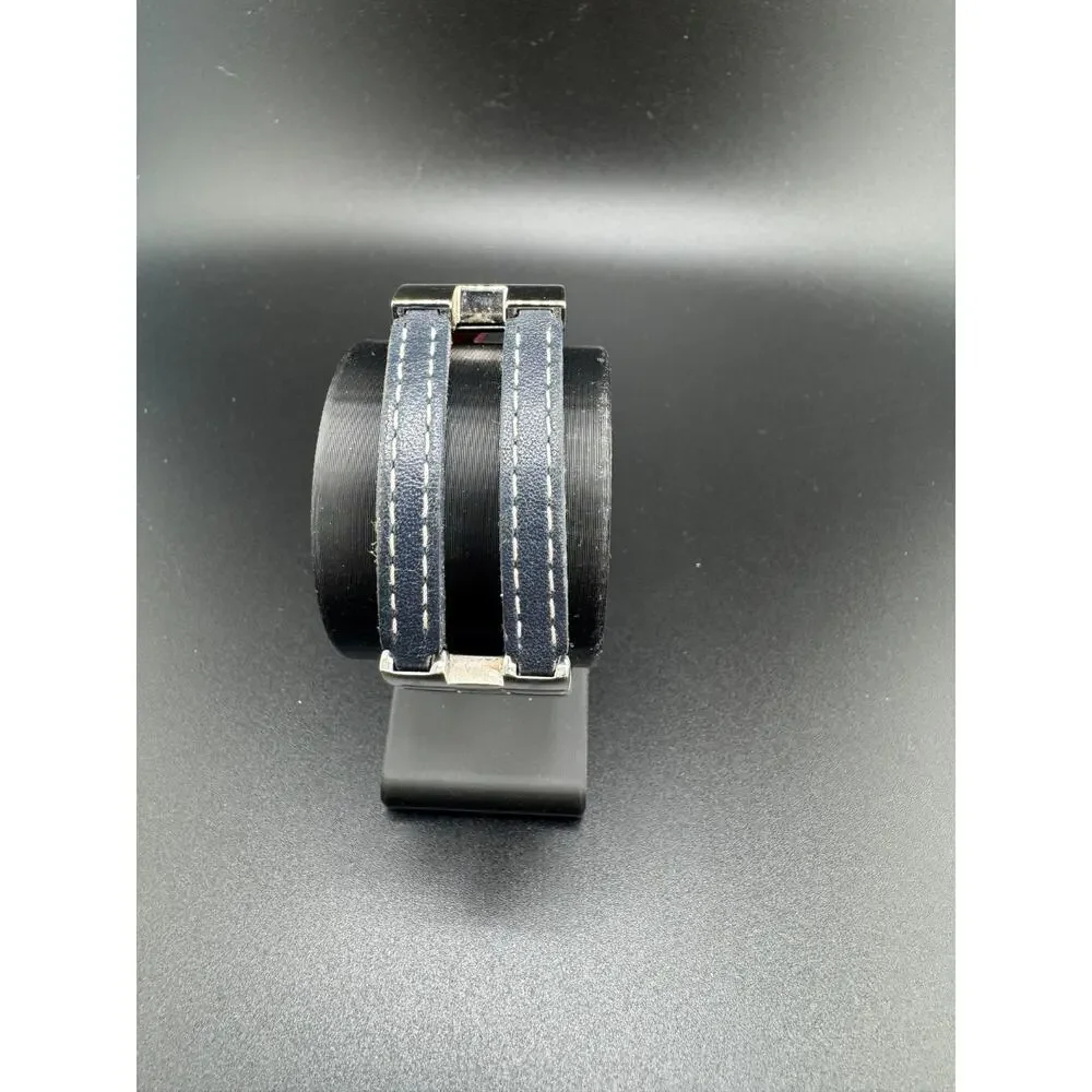 Tommy Hilfiger Watch Chunky Case Navy Red Dual Strap